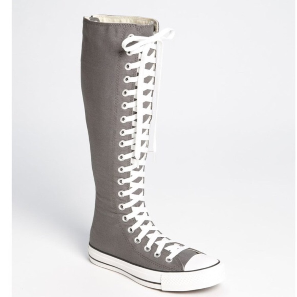 Like New | Knee High Converse sneaker | Grey